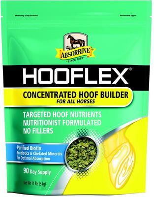 Show full view: Absorbine Hooflex Concentrated Hoof Builder Supplement Pellets, 11-lb bag, 90 Day Supply slide 1 of 5