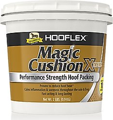 Absorbine Hooflex Magic Cushion Xtreme Performance Strength Horse Hoof Packing, 2-lb tub