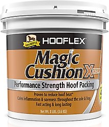 Absorbine Hooflex Magic Cushion Xtreme Performance Strength Horse Hoof Packing, 8-lb tub