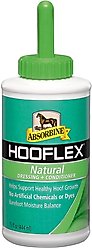 Absorbine Hooflex All Natural Horse Hoof Care Dressing & Conditioner with Applicator Brush, 15-fl oz bottle