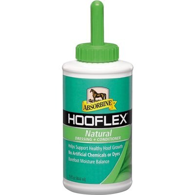 Absorbine Absorbine Hooflex All Natural Horse Hoof Care Dressing & Conditioner with Applicator Brush, 15-fl oz bottle