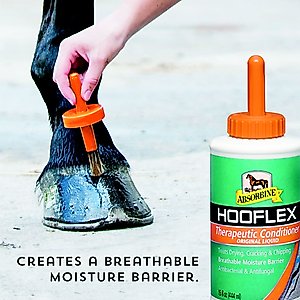 Absorbine Hooflex Therapeutic Horse Hoof Care Conditioner, 15-fl oz bottle
