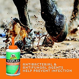 Absorbine Hooflex Therapeutic Horse Hoof Care Conditioner, 15-fl oz bottle