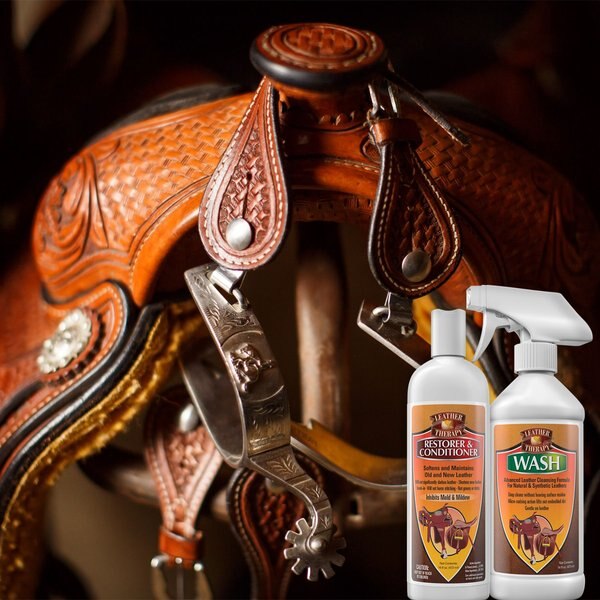 Absorbine Leather Therapy Wash Advanced Leather Horse Saddle Soap & Conditioner