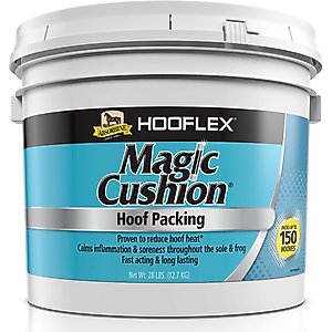 Absorbine Hooflex Magic Cushion Horse Hoof Care Packing, 28-lb tub