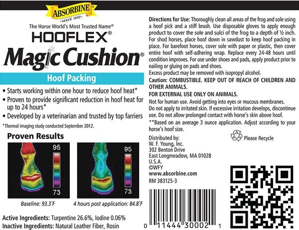 Absorbine Hooflex Magic Cushion Horse Hoof Care Packing