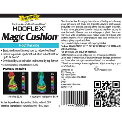 Show full view: Absorbine Hooflex Magic Cushion Horse Hoof Care Packing, 2-lb tub slide 2 of 7