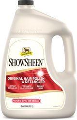 Absorbine ShowSheen Instant Detangling Hair Polish & Detangler Horse Spray, 1-gal bottle