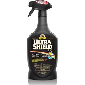 Absorbine UltraShield EX Insecticide, Kills & Repels Horse Fly Spray Refill, 32-fl oz bottle