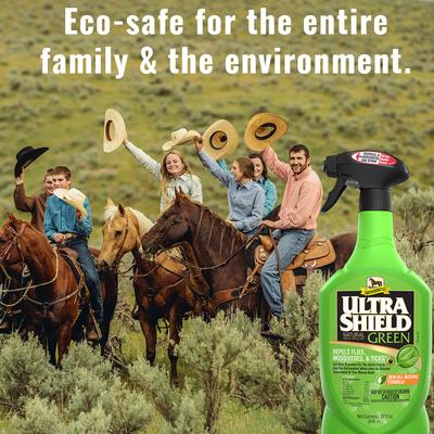 Show full view: Absorbine UltraShield Green All-Natural Fly & Insect Repellent Horse & Dog Spray, 32-fl oz bottle slide 6 of 6