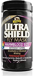 Absorbine Ultrashield No Ears Horse Fly Mask, Warmblood