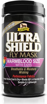 Show full view: Absorbine Ultrashield with Ears Horse Fly Mask, Warmblood slide 1 of 2