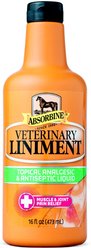 Absorbine Veterinary Topical Analgesic & Antiseptic Horse Liniment, 16-oz bottle