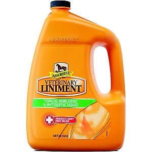 Absorbine Veterinary Topical Analgesic & Antiseptic Horse Liniment, 1-gal bottle