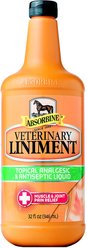 Absorbine Veterinary Topical Analgesic & Antiseptic Horse Liniment, 32-oz bottle