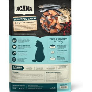 ACANA Bountiful Catch Salmon Catfish & Herring Dry Cat Food, 10-lb bag