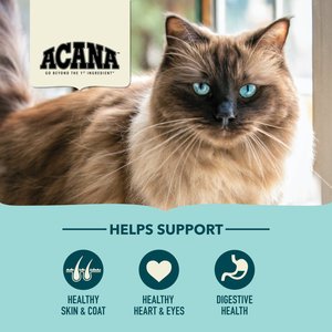 ACANA Bountiful Catch Salmon Catfish & Herring Dry Cat Food, 10-lb bag