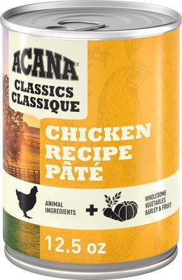 ACANA Classics Chicken Pate Wet Dog Food, 12.5-oz can, case of 12