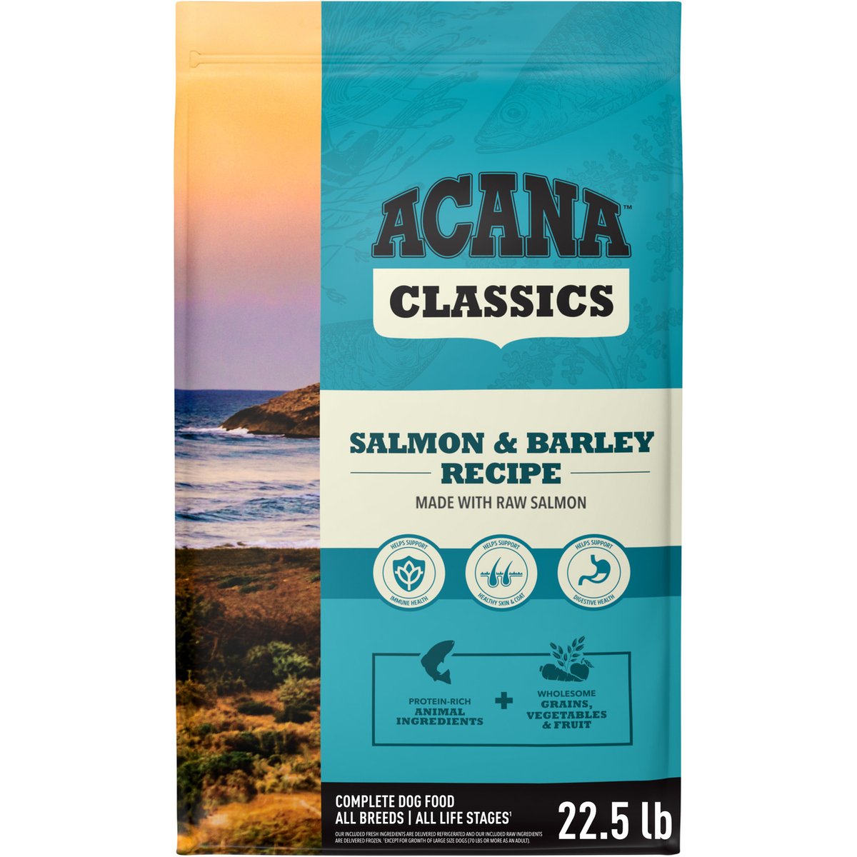 ACANA Classics Salmon & Barley Dry Dog Food, 22.5-lb bag
