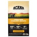 ACANA Free Run Poultry Grain-Free Dry Dog Food, 25-lb bag