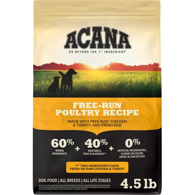 ACANA ACANA Heritage Free-Run Poultry Dry Dog Food, 4.5-lb bag