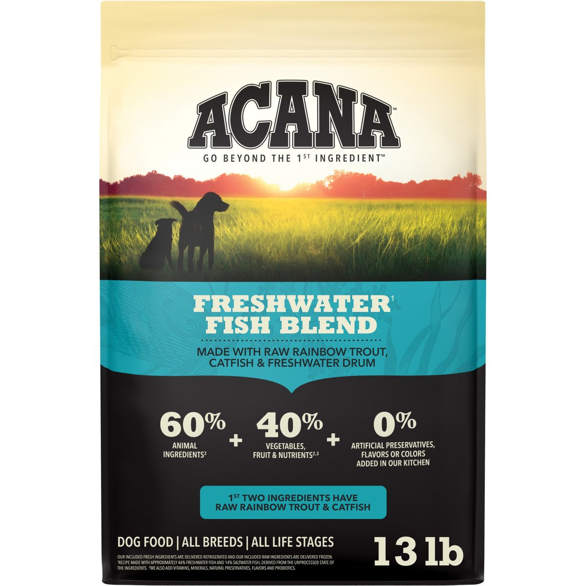 ACANA Heritage Freshwater Fish Formula Dry Dog Food, 13-lb