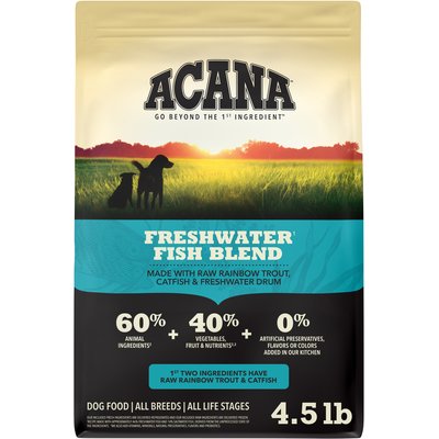 ACANA ACANA Heritage Freshwater Fish Formula Dry Dog Food, 4.5-lb bag