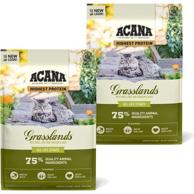 ACANA ACANA Grasslands Grain-Free Dry Cat Food, 20-lb bundle