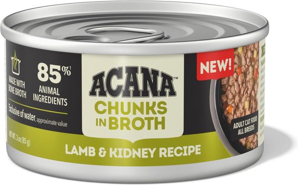 ACANA Lamb & Kidney Chunks in Broth Wet Cat Food
