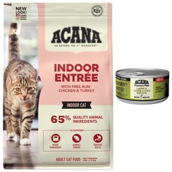 ACANA Lamb + Lamb Liver in Bone Broth Wet Food + Indoor Entrée Dry Cat Food
