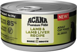 ACANA Lamb + Lamb Liver in Bone Broth Wet Food + Indoor Entrée Dry Cat Food slide 2 of 8