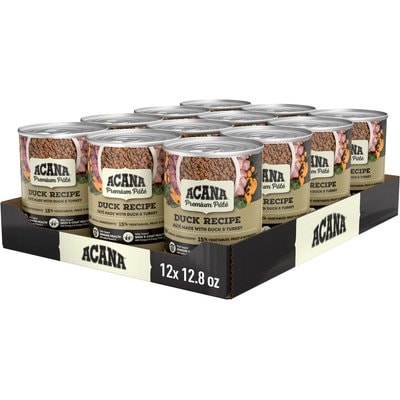 ACANA ACANA Premium Pate Duck in Bone Broth Grain-Free Wet Dog Food, 12.8-oz, case of 12