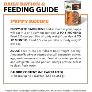 ACANA Premium Pate Puppy in Bone Broth Grain-Free Wet Dog Food, 12.8-oz can, case of 12