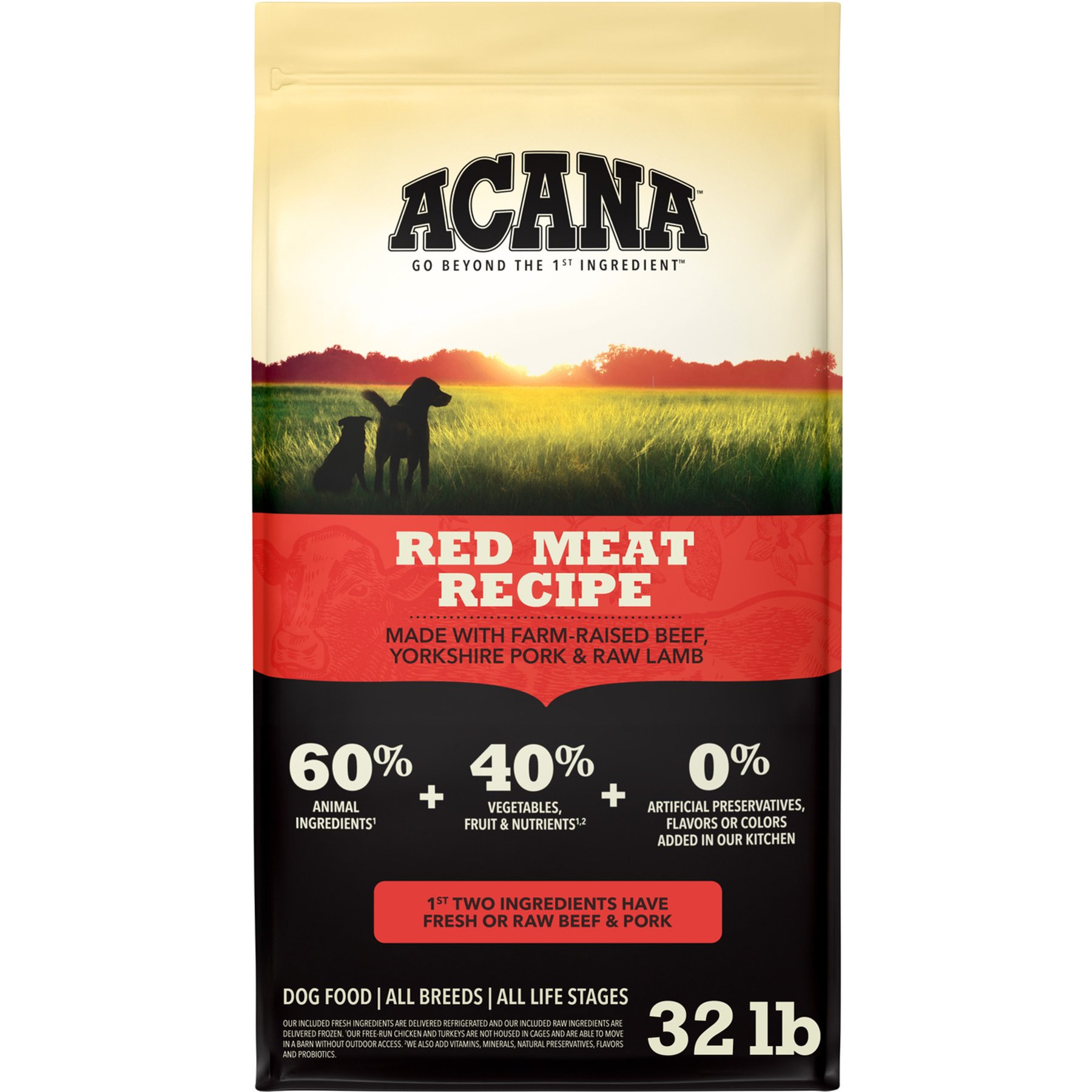 ACANA Red Meat Grain-Free Dry Dog Food, 64-lb bundle