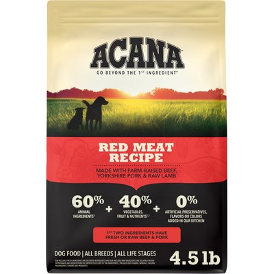 ACANA ACANA Red Meat Grain-Free Dry Dog Food, 4.5-lb bag
