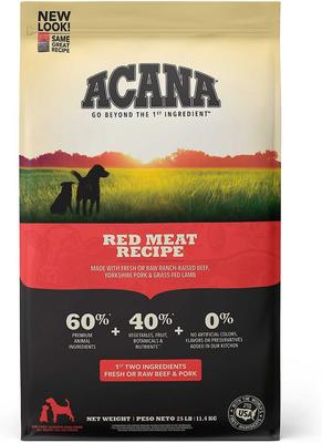 Show full view: ACANA Red Meat Recipe Dry Food + Singles Beef & Pumpkin Formula Freeze-Dried Dog Treats slide 2 of 8