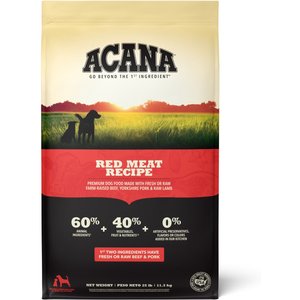 ACANA Red Meat Recipe Grain-Free Dry Dog Food 25-lb bag