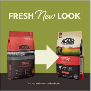 ACANA Red Meat Recipe Grain-Free Dry Dog Food 25-lb bag