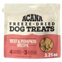 ACANA Singles Beef & Pumpkin Grain-Free Limited Ingredients & Freeze-Dried Dog Treats, 3.25-oz bag