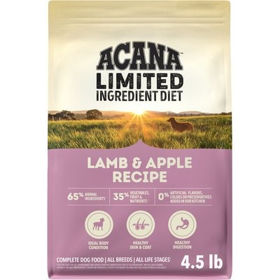 ACANA ACANA Singles Limited Ingredient Lamb & Apple Grain-Free High-Protein Dry Dog Food, 4.5-lb bag