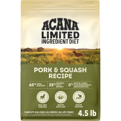ACANA ACANA Singles Limited Ingredient Pork & Squash Grain-Free High-Protein Dry Dog Food, 4.5-lb bag