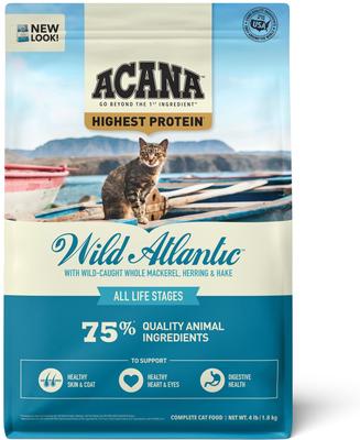 Show full view: ACANA Tuna + Chicken in Bone Broth Wet Food + Wild Atlantic Dry Cat Food slide 6 of 8