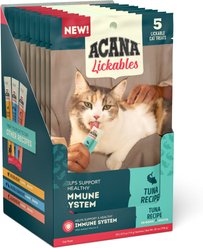 ACANA Tuna Natural Recipe Lickable Cat Treats, 2.5-oz pouch, 50 count bundle 