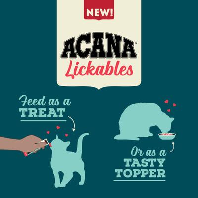 Show full view: ACANA Tuna Natural Recipe Lickable Cat Treats, 2.5-oz pouch, 50 count bundle  slide 9 of 11