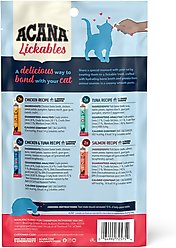 ACANA Variety 8 Pack Natural Recipe Lickable Cat Treats, 2.5-oz pouch, 40 count bundle  slide 2 of 7