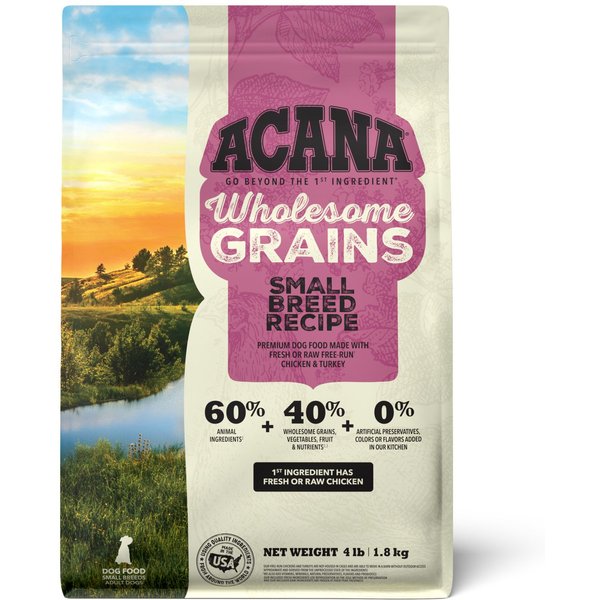 Curated visual reference: Fresh Look at Acana Wholesome Grains Small Breed Recipe Dry Dog Food 4