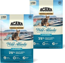 ACANA Wild Atlantic Grain-Free Dry Cat Food, 20-lb bundle 