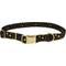 Show in main carousel: Accent Fashion Metallic Adjustable Dog Collar, Bright Black Galaxy, 12-18-in neck, 5/8-in wide slide 1 of 9