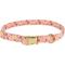 Show in main carousel: Accent Fashion Metallic Adjustable Dog Collar, Delicate Pink Flowers, 12-18-in neck, 5/8-in wide slide 1 of 8