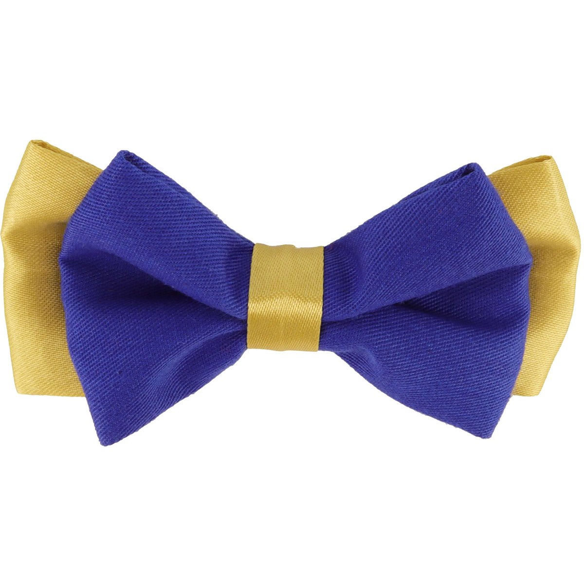 Accent Fashion Metallic Dog Collar Embellishment, Blue Bowtie